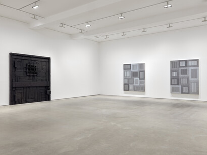 Peter Halley and Ugo Rondinone. Courtesy of Modern Art