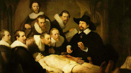 Rembrandt van rijn, La lezione di anatomia del Dottor Nicolaes Tulp