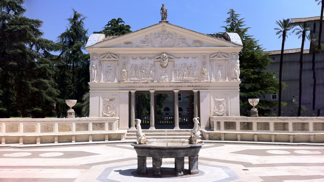 Cortile dell'Accademia delle Scienze, Città del Vaticano, Italia