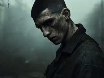 Tratto dal trailer del cortometraggio "Phosgene Tears To Old Kassandra", basato su una storia di Costanza Savini; AI Artist e regista Alessandra Pescetta