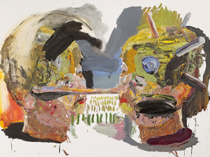 Ben Quilty 本·奎尔蒂 (b.1973), Rorschach, Joe, Paris 羅夏測驗、喬、巴黎 2014 Oil on canvas 布面油畫 140 x 90 cm (55 1_10 x 35 2_5 in.)