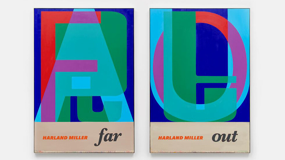 Harland Miller, Far out, 2022 © Harland Miller. Photo © White Cube (David Westwood) Courtesy of the artist and White Cube