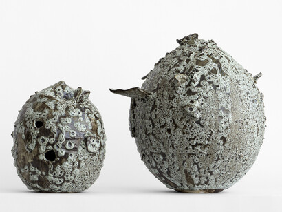 Adam Silverman, 2015, Stoneware & Glaze, 9 x 8 x 8 inches. Courtesy of Adam Silverman and Friedman Benda. Photography: Andrew Post