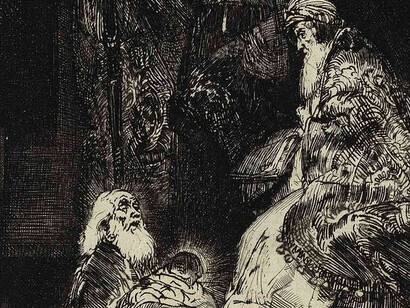 Rembrandt & Menzel. Courtesy of Gemäldegalerie