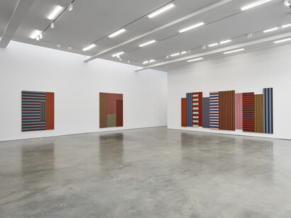 Sean Scully, Duane street, 1981-1983, exhibition view. Courtesy of Lisson Gallery