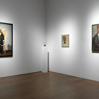 John Kirby, Boy, exhibition view. Courtesy of Flowers Gallery