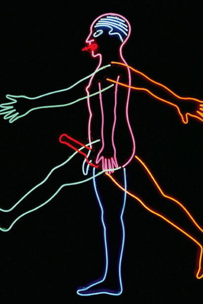 Bruce Nauman, Marching Man, 1985