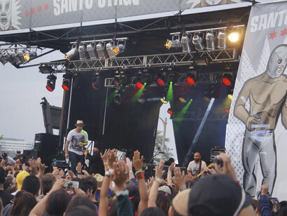 Ozomatli at Ruido Fest 2015. Photo credit: Catalina María Johnson