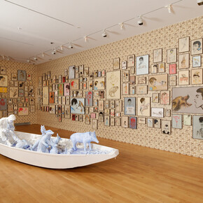 Edi Dubien, Light up endlessly, exhibition view. Courtesy of Musée de la Chasse et de la Nature