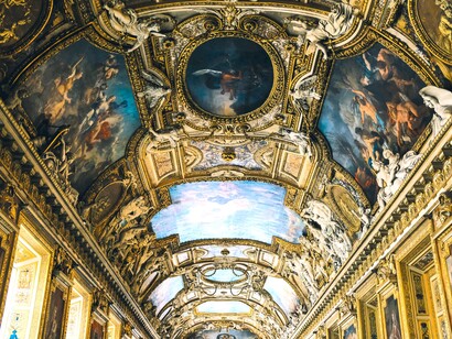 Galeria Apollo, no Museu do Louvre, França