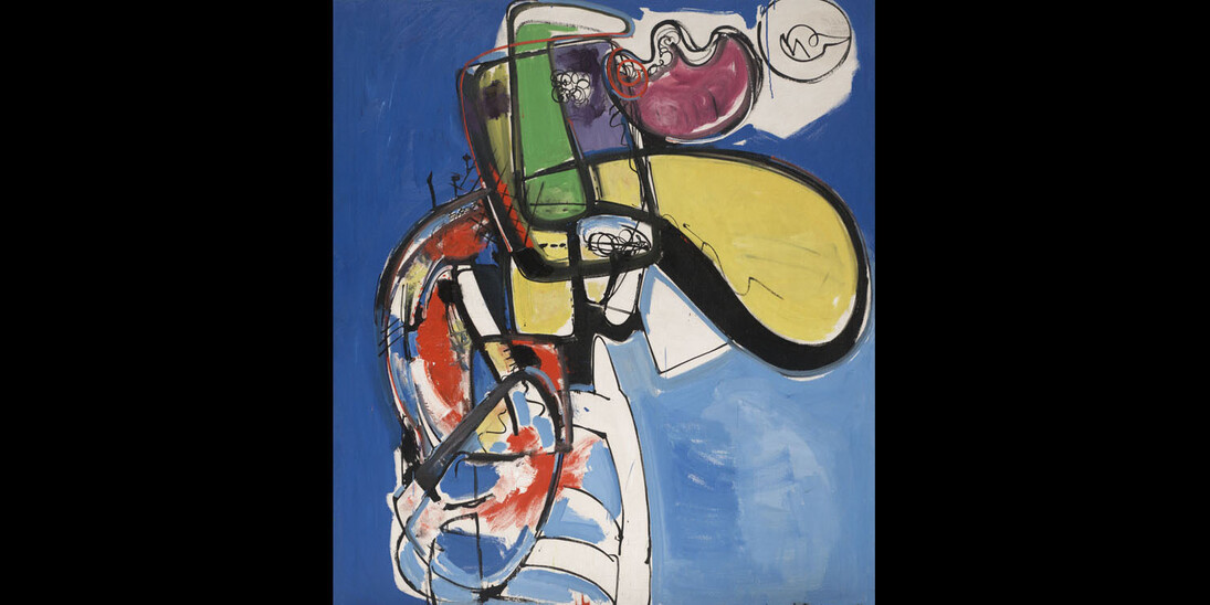 Hans Hofmann (1880-1966): Extase | Ekstase | Ecstasy, 1947, huile sur toile | Öl auf Leinwand | oil on canvas,173,4 x 152,4 cm 

