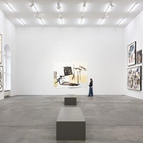 Kara Elizabeth Walker, Dispatches from A— and the Museum of half-remembered histories, ausstellungsansicht. Mit freundlicher genehmigung von Sprüth Magers