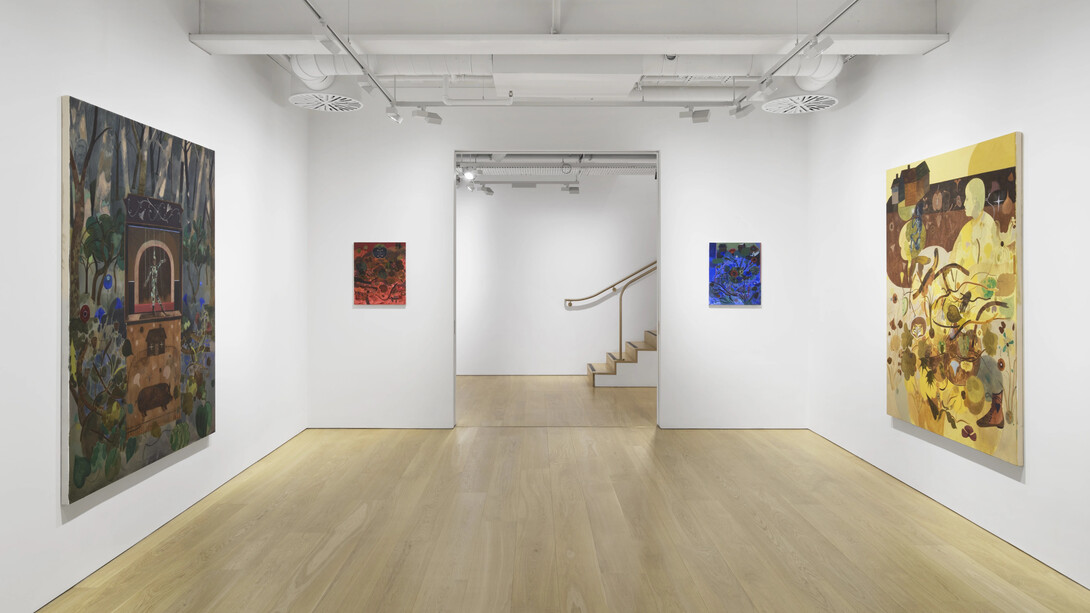 James Owens, Allus do it fer thissen, exhibition view. Courtesy of Pilar Corrias Gallery