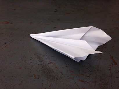 Paper Plane 305, 2107, Archival pigment print, Edition of 5 + 1 AP, 58 x 43 cm. © Marion Coutts. Courtesy the artist and Tintype