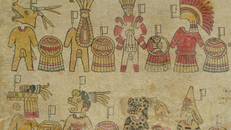 "Matrícula de tributos", anónimo, circa 1520, colección del Instituto Nacional de Antropología e Historia de México