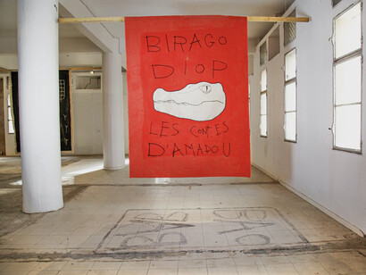 Fredj Moussa, Racontez-moi la mosquée de vos rêves, vue d’exposition. Avec l’aimable autorisation de la Galerie Selebe Yoon