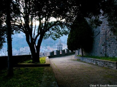 Having a pleasant walk around Soriano nel Cimino