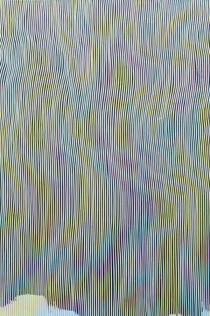Julie Oppermann, Th1123, 2012, Acrylic on canvas, 72 x 60 inches. Courtesy of Joshua Liner Gallery