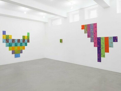 Francesco Candeloro, vista della mostra. Per gentile concessione della galleria A arte Invernizzi