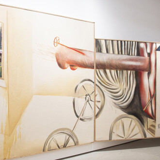 Santiago de Paoli, Riding hot, vue de l’exposition. Avec l’aimable autorisation de la Galerie Jocelyn Wolff