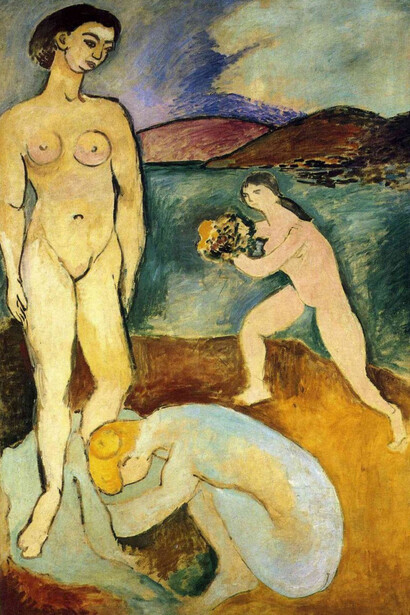 Henri Matisse, Le luxe I, 1907. Cortesía del Centre Pompidou