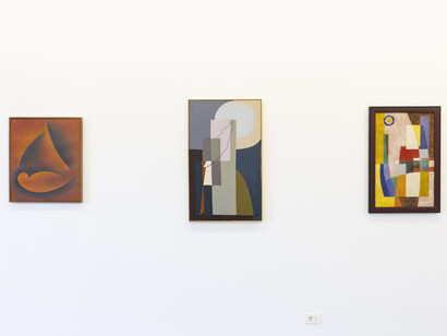 Various artists, Masterpieces from Jean Cherqui Collection. Abstraction from Río de la Plata, vista de exhibición. Cortesía de Xippas Gallery