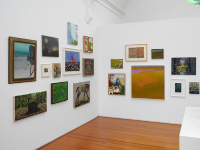 Various artists, Outside, exhibition view. Courtesy of Karma Gallery