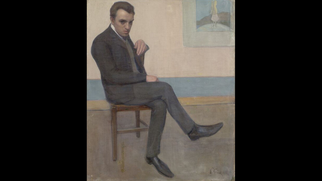 Nikolai Triik, Ritrato di Konrad Mägi © Photo Courtesy of the Art Museum of Estonia / Stanislav Stepashko
