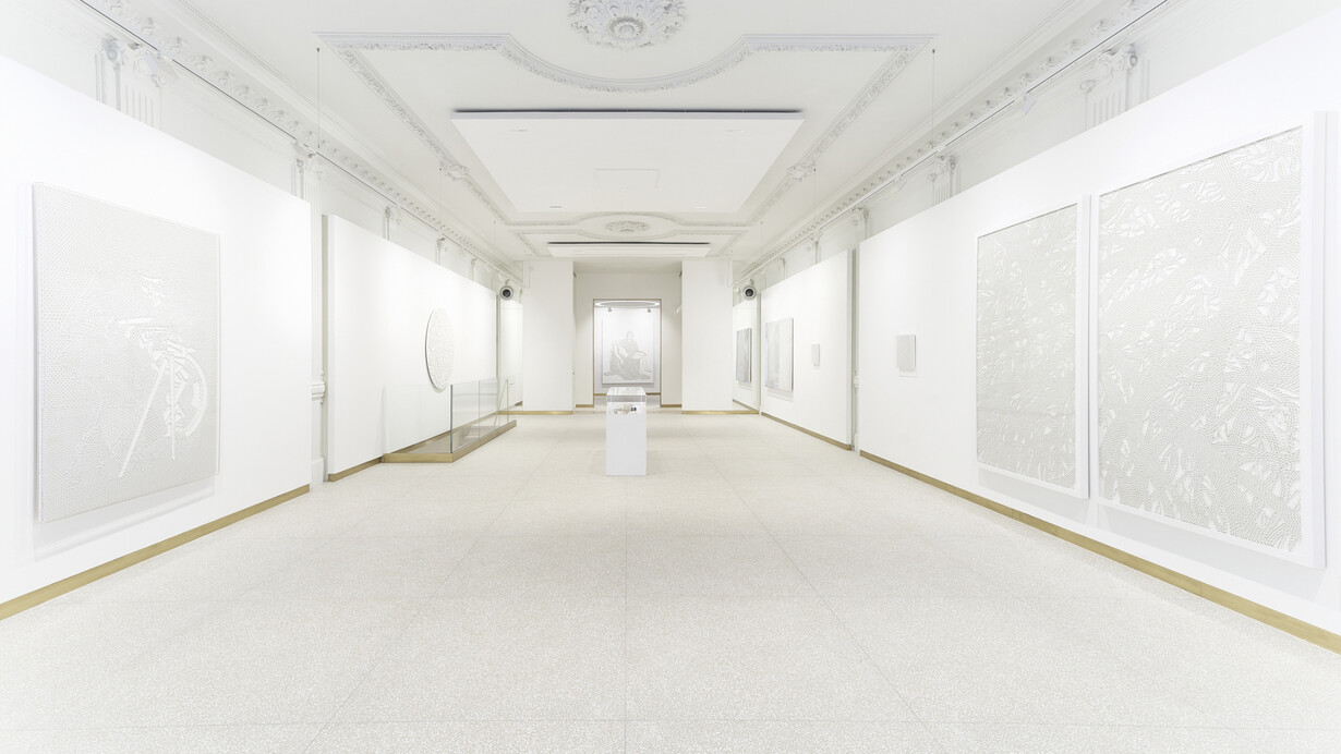 Mounir Fatmi, If you don’t know me by now, exhibition view. Courtesy of Ceysson and Bénétière Gallery