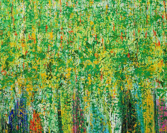 Sin título, Oleo sobre lienzo, 131 x 161 cm, 2017