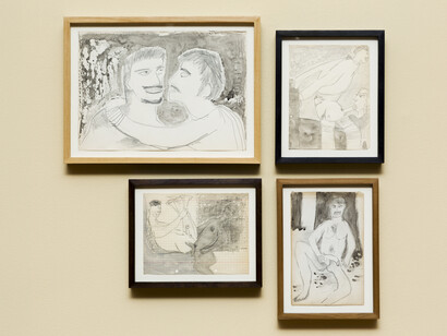 f.marquespenteado, Quarteto 03, 2013, graphite and gouache on paper, Edition: N/A, 58 x 55,5 x 4 cm. Cortesia de Mendes Wood DM , São Paulo