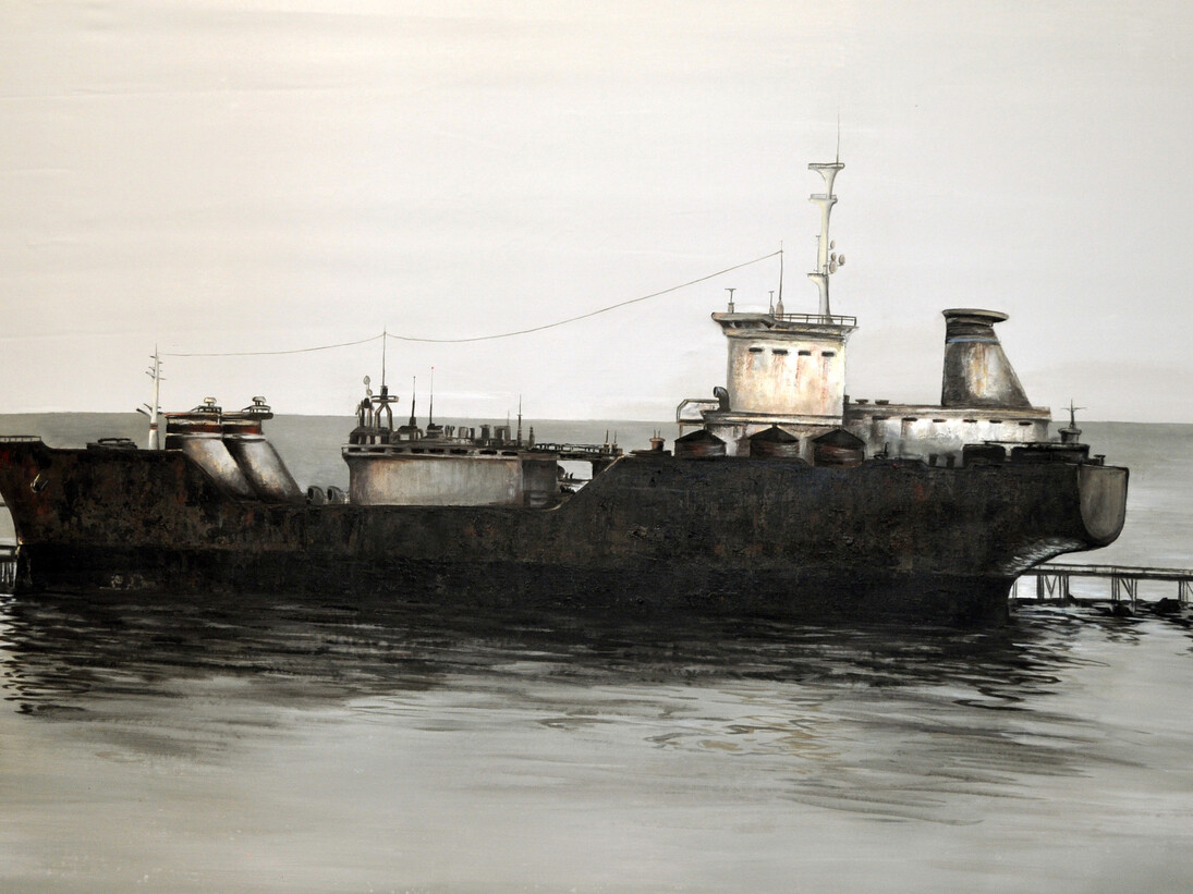 Maria Martha Pichel, Esloa II , Acrylic on Canvas, 
47 x 78, detail
