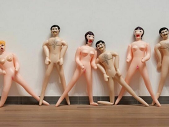 Sex Dolls, 2012, Dimensions variable, Installation view Galerie Thaddaeus Ropac, Paris, Photograph: Arash Nassiri