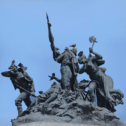 The national monument of Costa Rica was created in 1895, almost 40 years after the wars