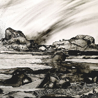 Works on paper, artwork in exhibition. Courtesy of Salamanca Arts Centre