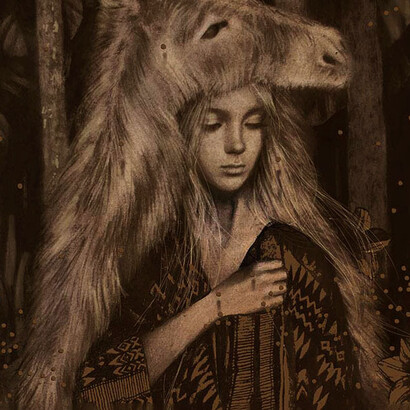 Alessandra Maria, illustrazione per Pelle d'Asino