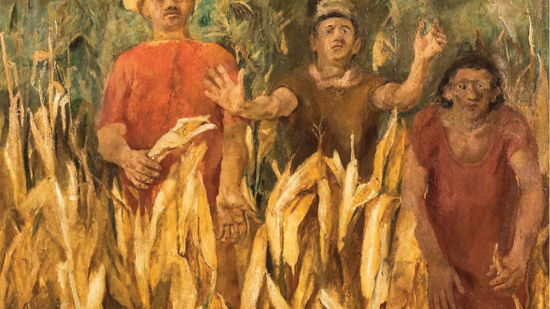 Fausto Pirandello, Drought, 1936-37, Oil on board, 155 x 155 cm, Galleria Nazionale d’Arte Moderna, Rome
