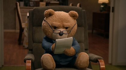 A talking teddy bear with a bad attitude brings unexpected humour to an ordinary suburban life    