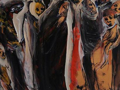Sin título, Óleo sobre tabla, 122 x 122 cm, 1999