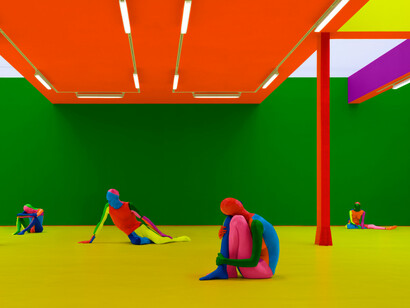 Ugo Rondinone, The rainbow body, exhibition view. Courtesy of Sadie Coles HQ