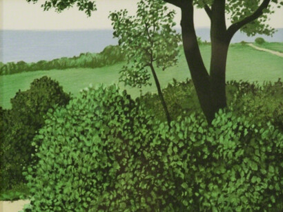 René Magritte, Paysage ou Profondeur de la Terre, 2004. Courtesy of Art Lithographies