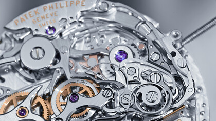 Detalle interior de un reloj Patak Phillip