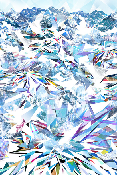Rupert Newman, Icecap, 2014, digital hand finished prints, 61 x 47.15 cm