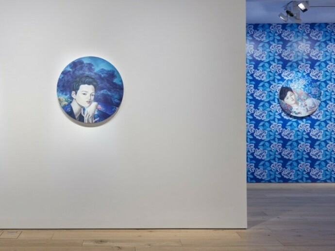 Jesse Mockrin, Exhibition view. Courtesy of Perrotin 