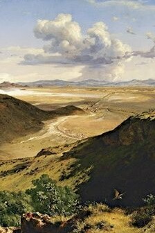 "El Valle de México desde la colina de Santa Isabel", óleo sobre lienzo, José María Velasco, 1877