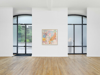Nancy Graves, Everyone scurries, exhibition view. Courtesy of Ceysson & Bénétière Gallery