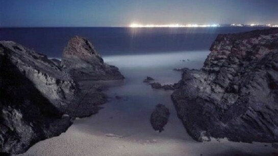 Christian Chaize, Praia Piquinia 21/08/10 22h12-23h12. 44" x 37" digital c-print