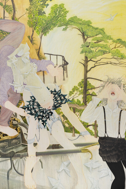 Ding Shilun, The weight of the Oath, 2022. Courtesy of the artist, the Institute of Contemporary Art, Miami and Galerie Maria Bernheim. Photo by Eva Herzog