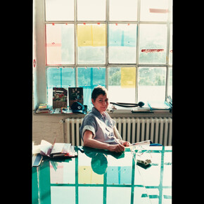 Wolfgang Tillmans, Isa in her Studio, 2002, courtesy Galerie Buchholz. Courtesy Neue Nationalgalerie, Berlin