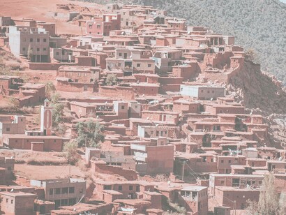 A whole village in Ma'an made of clay in Jordan